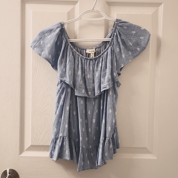 Monteau ruffle off shoulder top - Picture 1 of 2